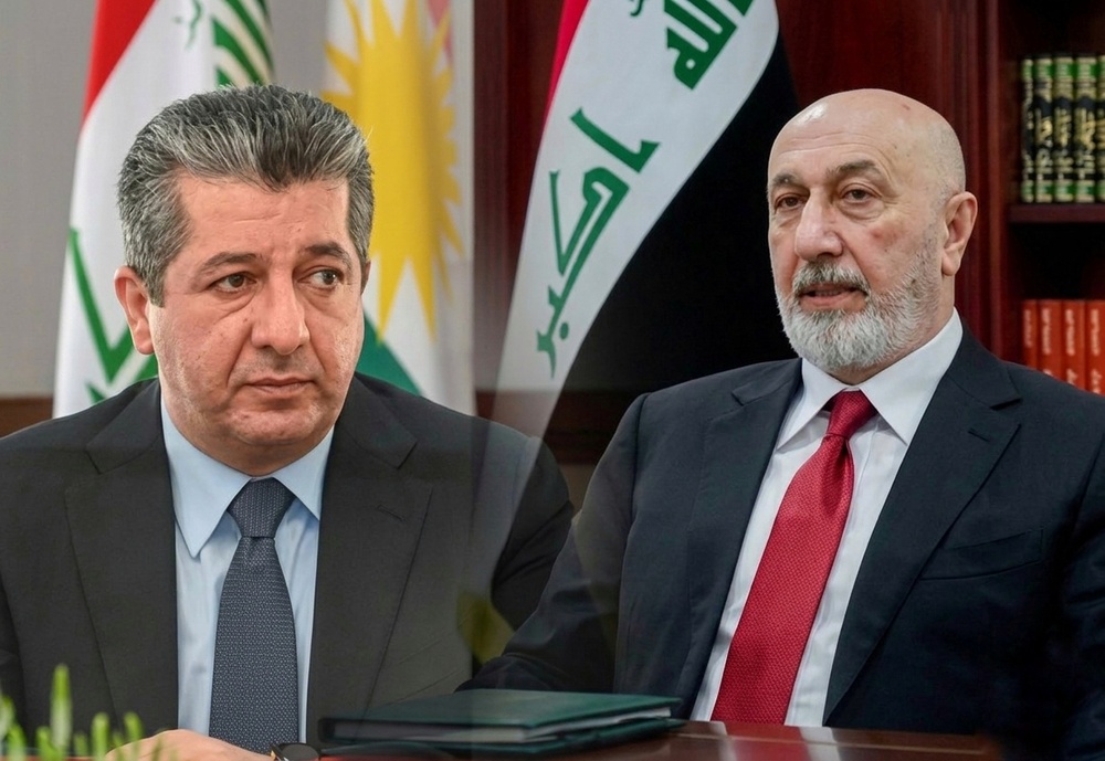Masrour Barzani's sarcastic reaction to the question about not meeting the Iraqi president