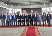 حضور سرکنسول و کارشناسان سرکنسولگری جمهوری اسلامی ایران  بر مزار جلال طالبانی