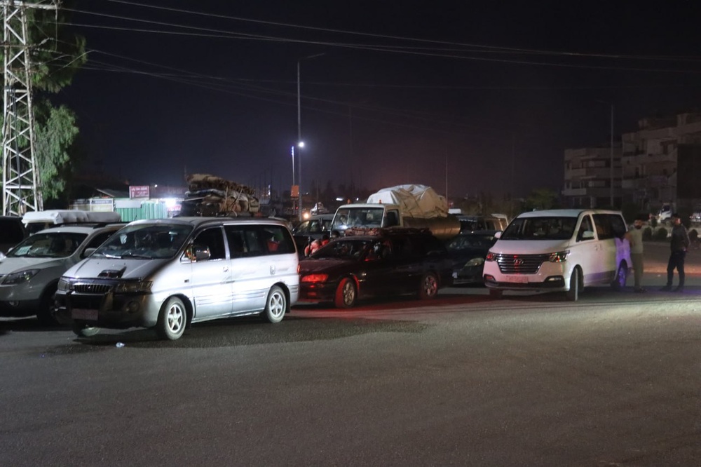 The eighth group of Afrin displaced families returned to their city