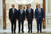 دیدار مظلوم عبدی، نچیروان بارزانی و توماس باراک در اربیل؛ بررسی تحولات سوریه و آینده همکاری کردها با دمشق