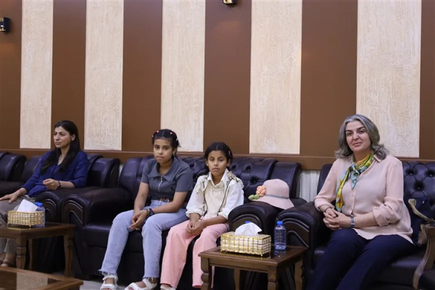 Two children from Saudi Arabia were handed over to their families by the autonomous administration