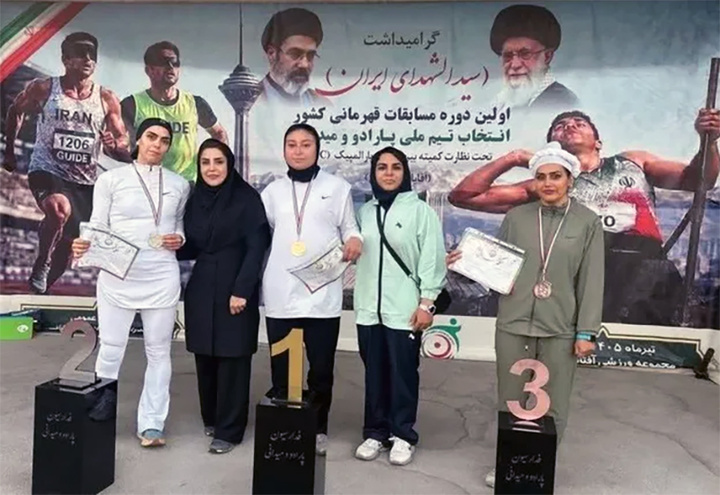 «رویا بیگ پور» در رقابت های قهرمانی کشور پارادوومیدانی به مدال نقره رسید