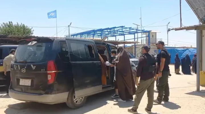 خروج دو خانواده تونسی وابسته به داعش از اردوگاه روژ