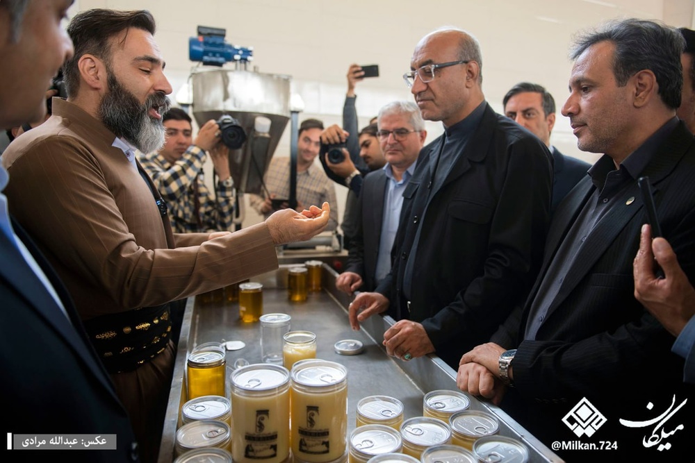 بزرگ‌ترین انبار هیزه روغن کرمانشاهی در جهان افتتاح شد