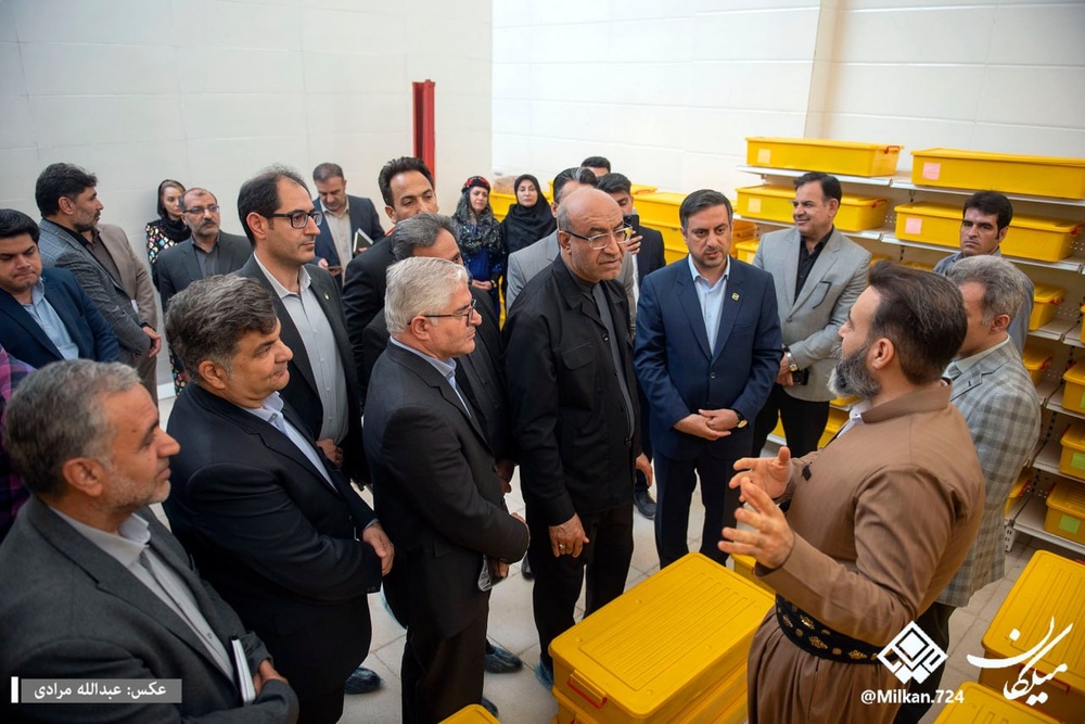 بزرگ‌ترین انبار هیزه روغن کرمانشاهی در جهان افتتاح شد