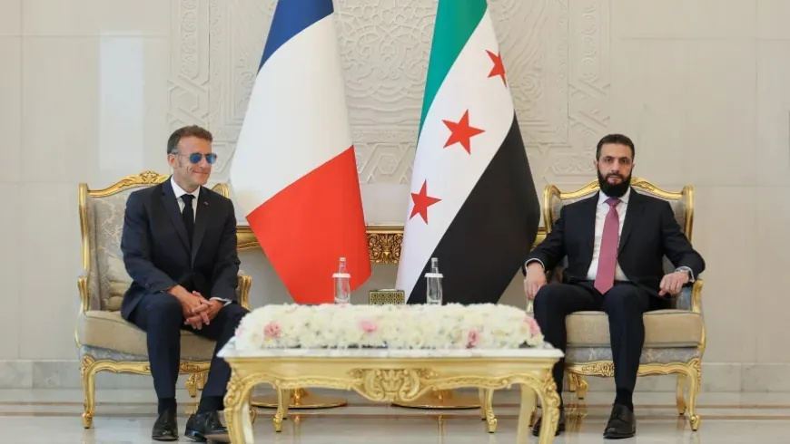 Macron and Al-Sharaa Emphasize Expanding Economic Cooperation