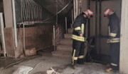 نجات سه کارگر در حادثه سقوط بالابر