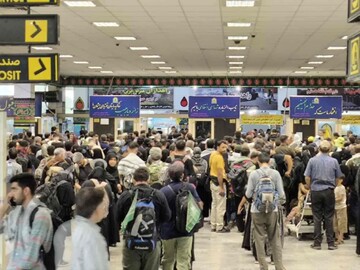 تردد ۱۴۰ هزار زائر اربعین از مرز خسروی