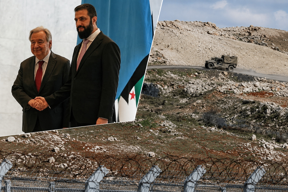 The continuation of the military movements of the Zionist regime in Daraa and Quneitra, coinciding with the visit of the UN Secretary-General to Syria
