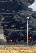 Fire breaks out in fuel depot on Erbil-Makhmur road
