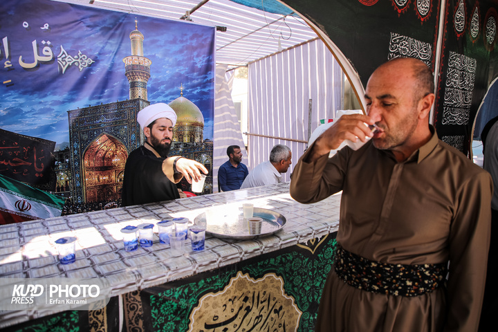 بازدید رئیس ستاد مرکزی اربعین از مرز بین‌المللی باشماق مریوان / عکاس: عرفان کرمی