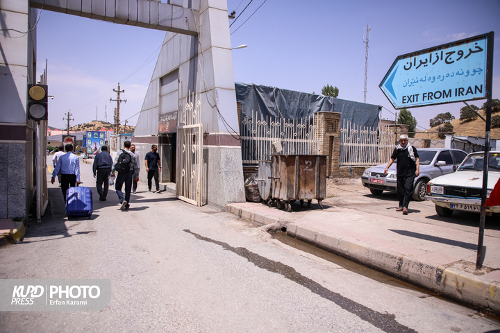 بازدید رئیس ستاد مرکزی اربعین از مرز بین‌المللی باشماق مریوان / عکاس: عرفان کرمی