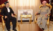 شاندێکی کۆمەڵی دادگەری بە سەرۆکایەتی عەلی باپیر لەگەڵ مەسعوود بارزانی کۆ بوونەوە