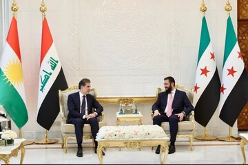 نچیروان بارزانی در دمشق؛ گفت‌وگو درباره آینده سوریه و روابط کُردها با دولت جدید