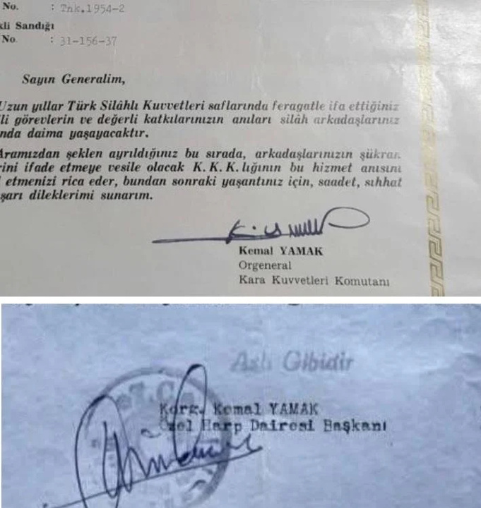 What is the story behind the controversial image of "Ocalan's Certificate of Appreciation from the Special Warfare Department"?
