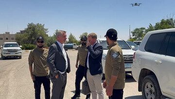 هیئت شرکت نفت سوریه و شرکت انرژی HKN وارد قامشلو شد
