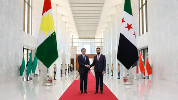 دمشق با استقبال از نچیروان بارزانی چه پیامی به کردها داد؟