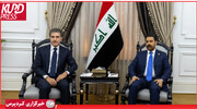 نچیروان بارزانی در دیدار با نخست‌وزیر عراق بر حمایت اقلیم کردستان از اجرای برنامه‌های دولت بغداد تأکید کرد