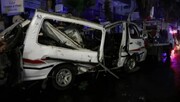 Explosion in a passenger bus in Jaramana; two killed and 13 injured Film
