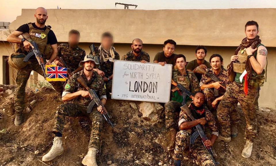 شهروندان انگلیس در صورت همکاری با YPG بازداشت می‌شوند