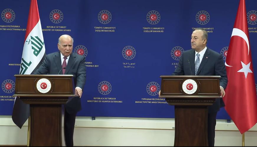 Iraqi, Turkish FMs discuss Shingal deal and PKK