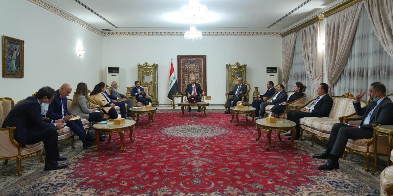 Kurdistan Region delegation meets Iraqi President Barham Salih