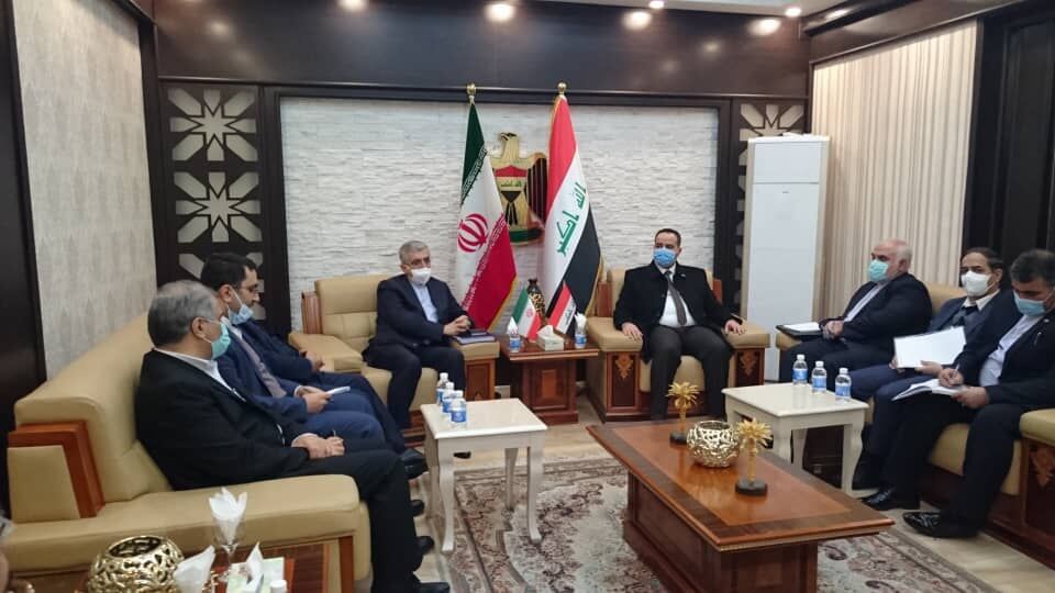 وزیر نیرو با وزیر تجارت عراق دیدار کرد