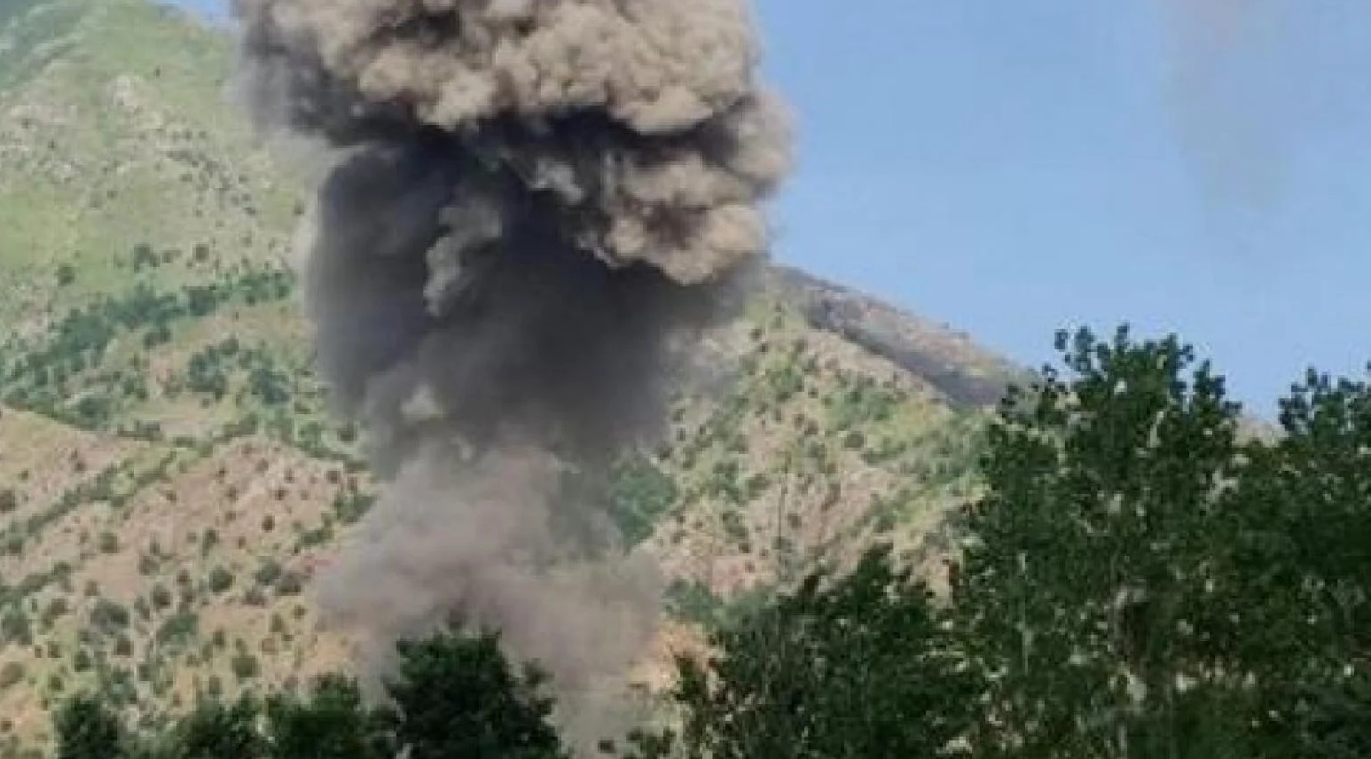 ترکیه یک منطقه حفاظت شده را در اقلیم کردستان بمباران کرد