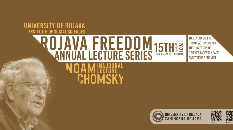 Noam Chomsky to visit Syria Kurdistan to address conference on liberation of Syrian Kurdistan
