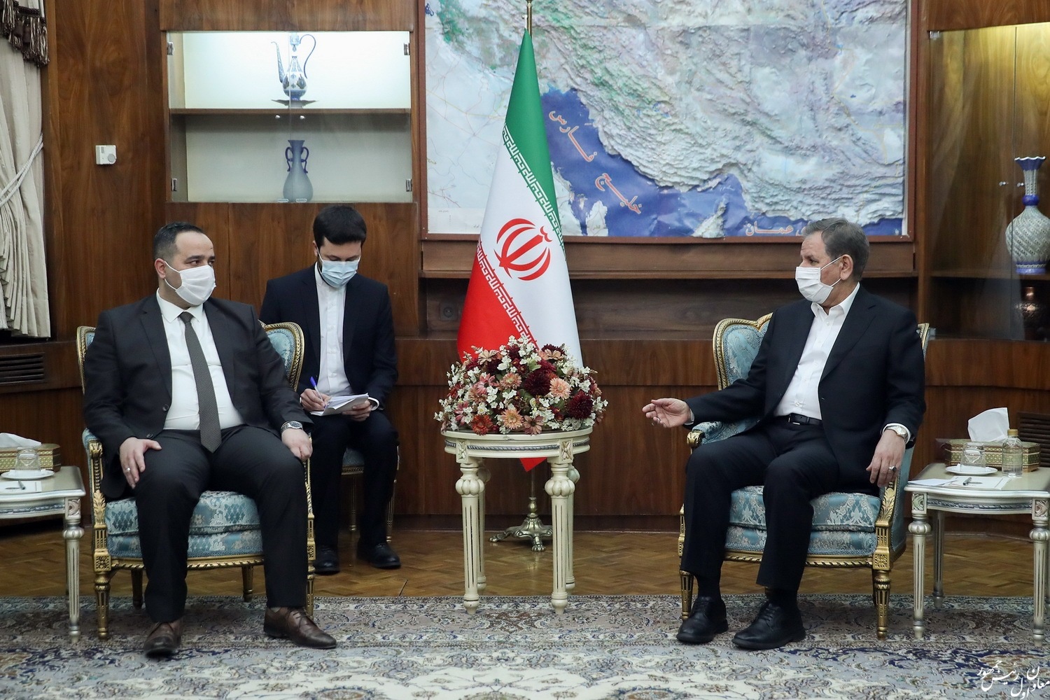 دیدار وزیر تجارت عراق با جهانگیری/  کمیسیون مشترک ایران  وعراق احیاء می شود