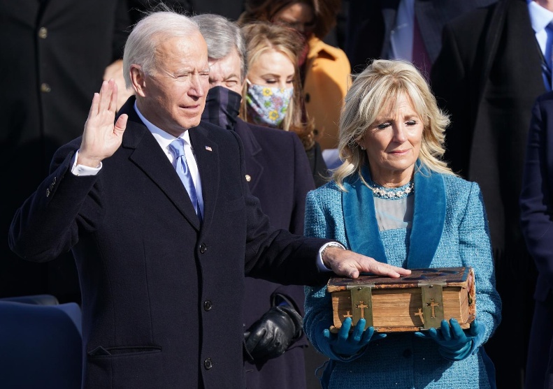 Joe Biden takes oath as new US president, calls for unity