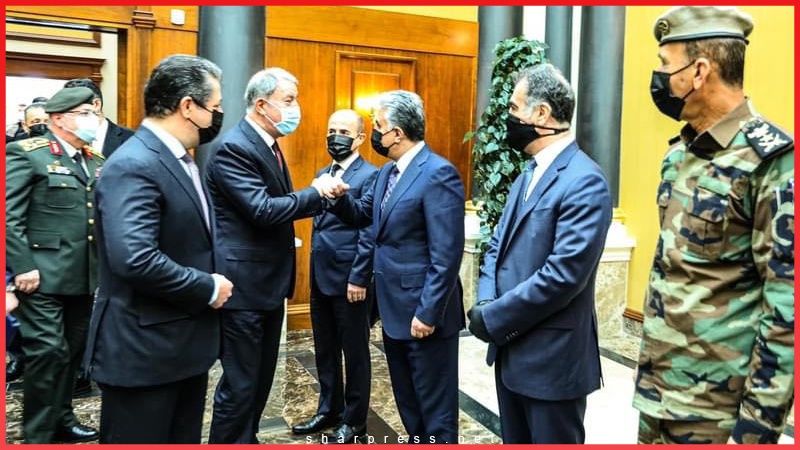 تکذیب عدم حضور وزیر پیشمرگ اقلیم کردستان در دیدار مسرور بارزانی و وزیر دفاع ترکیه