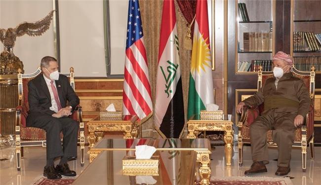 مسعود بارزانی با سفیر آمریکا در عراق دیدار کرد