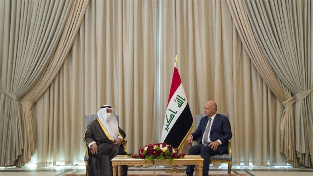 دیدار رئیس شورای همکاری خلیج فارس با برهم صالح