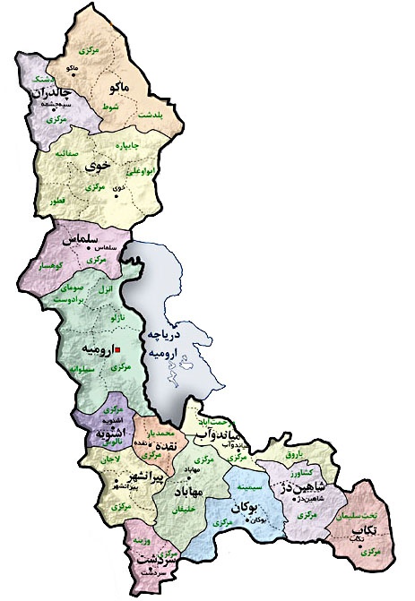 تعداد شهرهای آذربایجان غربی به ۴۸ مورد افزایش یافت