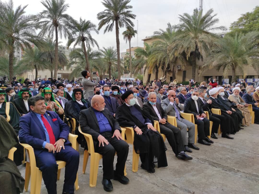 برگزاری  مراسم سالگرد پیروزی انقلاب اسلامی باحضور رییس قوه قضاییه ایران در بغداد