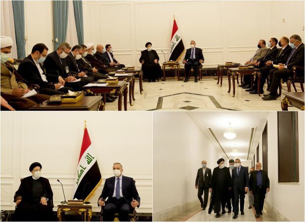 Iranian judiciary chief meets Iraqi PM, hails Bagdad's decision to expel US forces