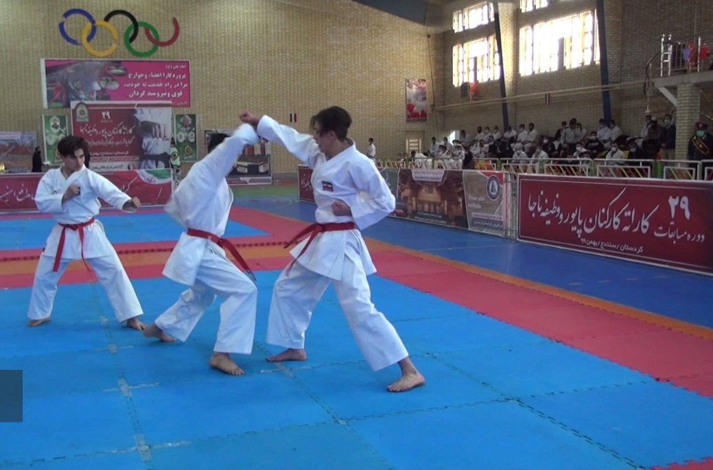 مسابقات کاراته قهرمانی ناجا در سنندج برگزار شد