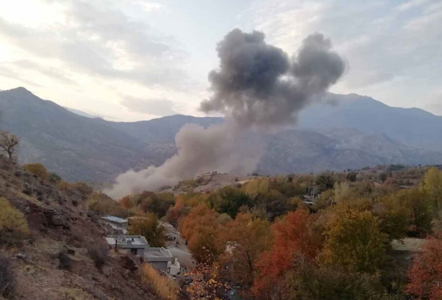ارتش ترکیه بار دیگر به کوه گاره در اقلیم کردستان حمله کرد