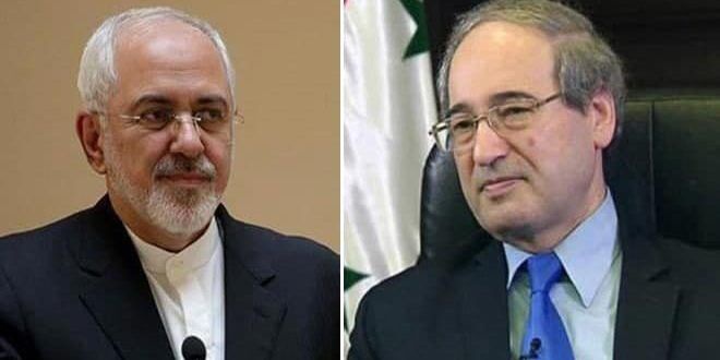 Iranian and Syrian, FMs discuss mutual ties