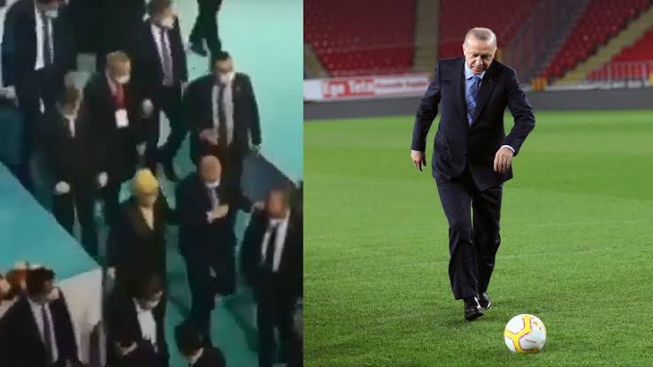 اردوغان به علت بیماری بدون کمک نمی تواند راه برود