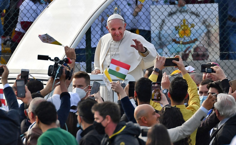 KRG officials says no political move was behind stamp designed for Pope