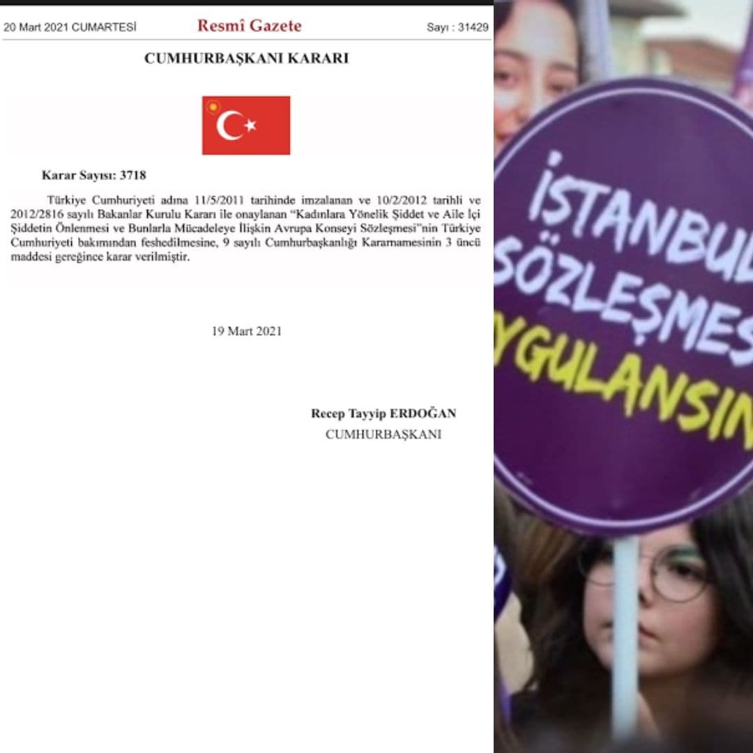 ترکیه از کنوانسیون استانبول برای پیشگیری از خشونت بر علیه زنان خارج شد
