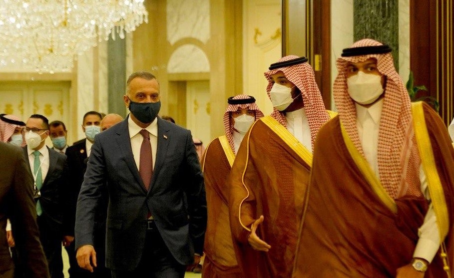 دیدار نخست وزیر عراق با ولیعهد عربستان در ریاض