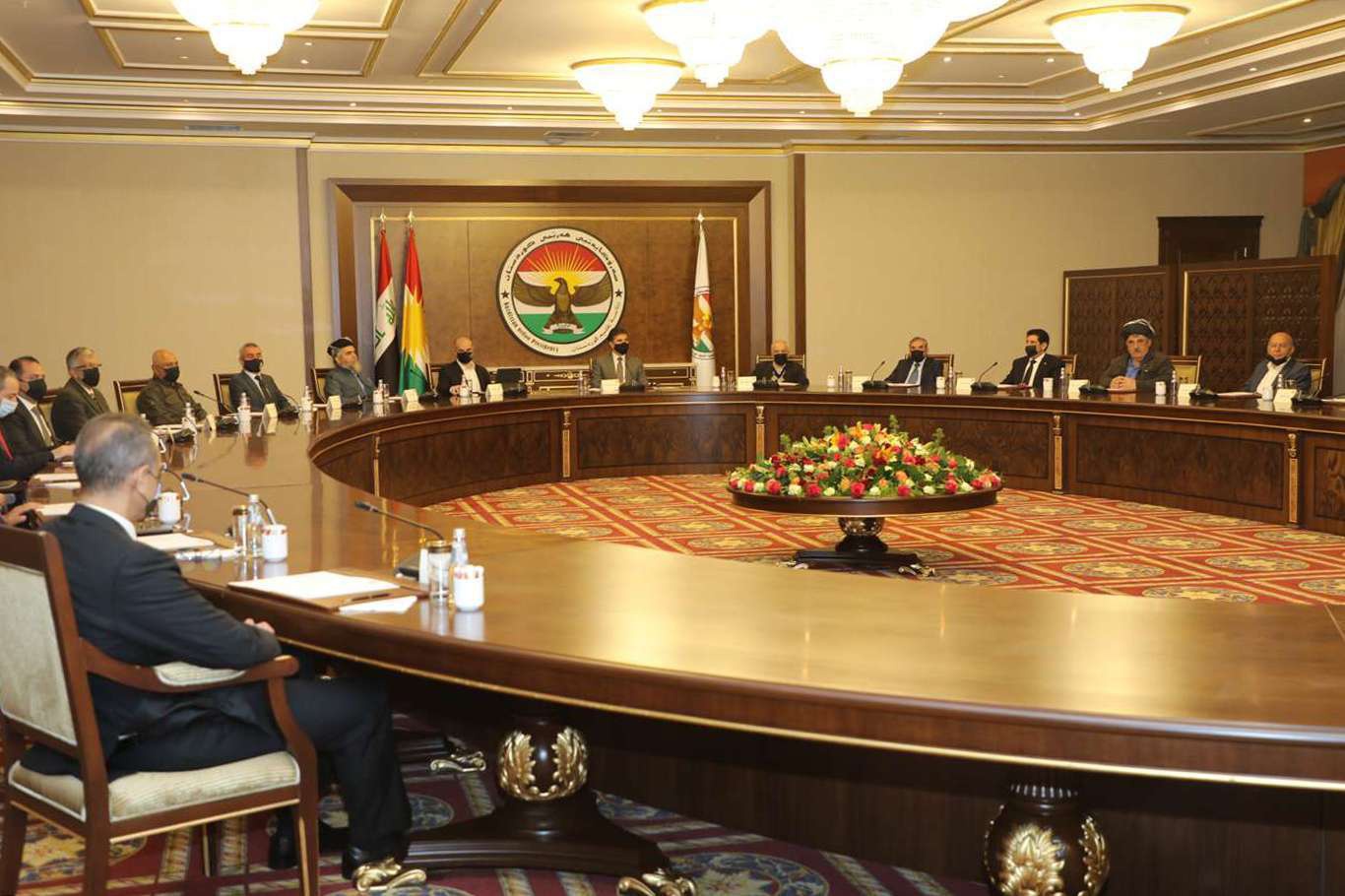 Nechirvan Barzani holds meeting with political parties
