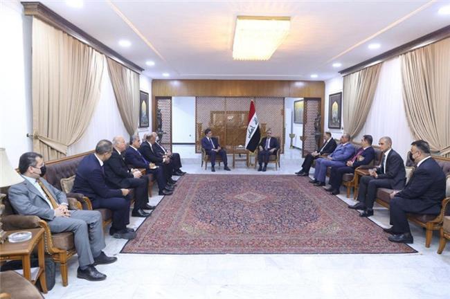 دیدار نچیروان بارزانی با رئیس شورای عالی قضائی عراق