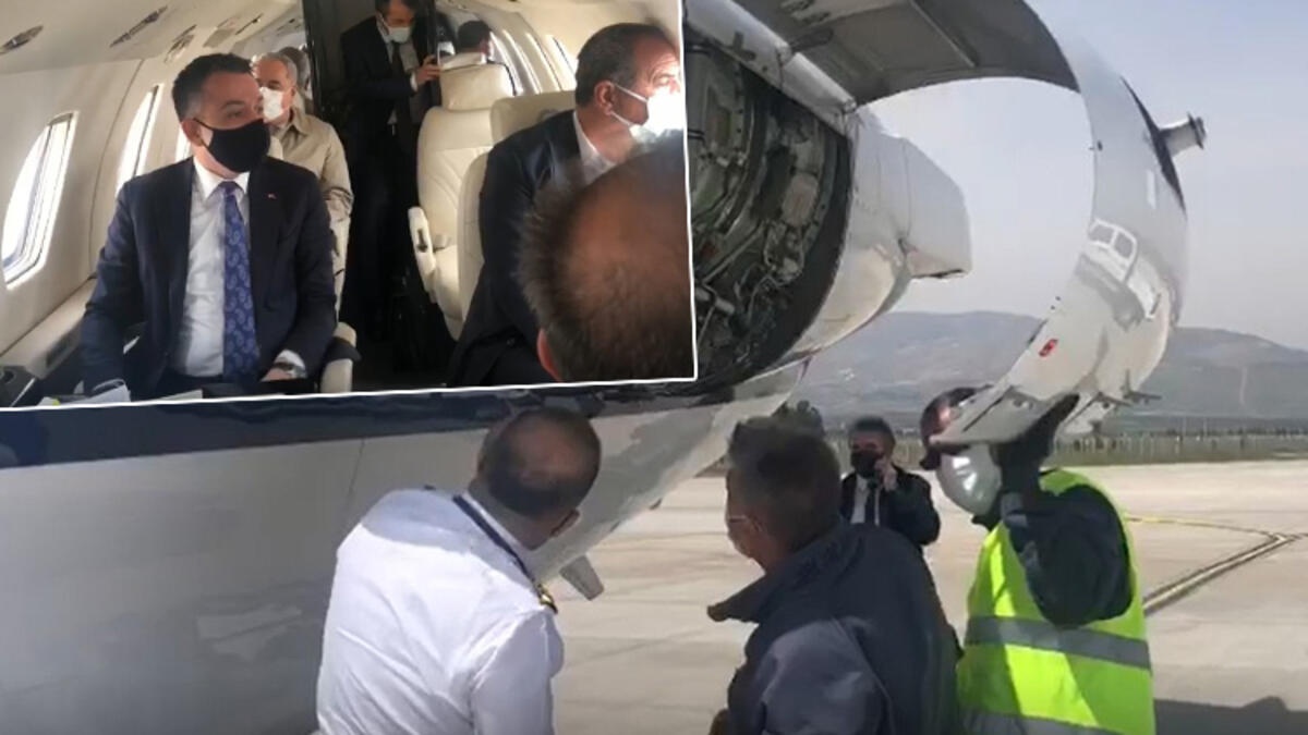 نقص فنی در هواپیمای حامل وزیر و نماینده AKP در راه شرناخ
