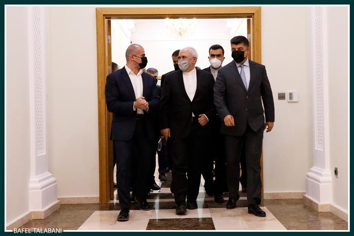 Iranian FM Zarif meets PUK co-leaders in Erbil