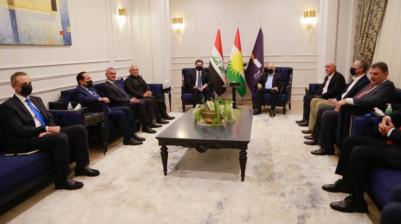 Nechirvan Barzani meets Gorran officials in Sulaimani