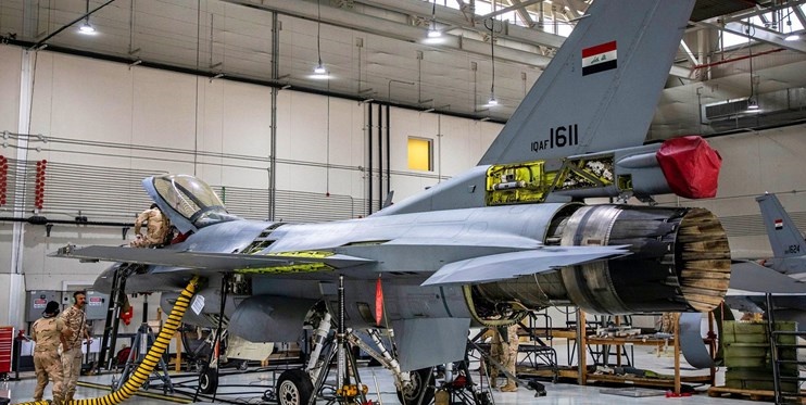 اولین واکنش عملیات مشترک عراق به خروج شرکت های خصوصی نگهداری هواپیماهای اف 16 از این کشور